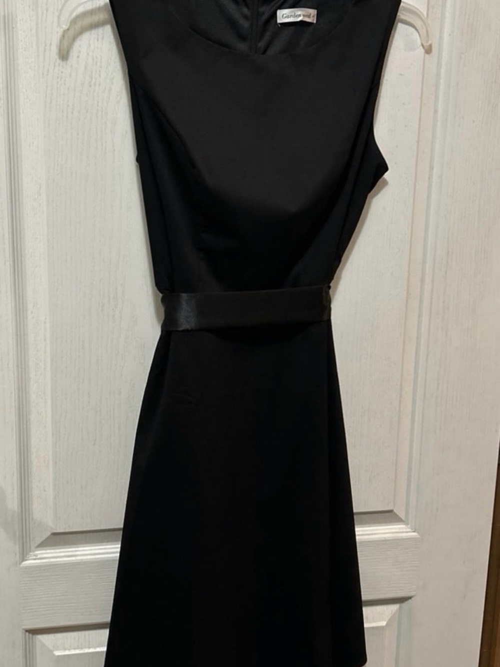 Women’s Black Sleeveless Cocktail Gardenwed Dress Size: Large
